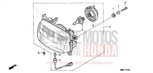 PROJECTEUR NX650W de 1998